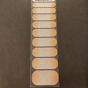 1/2 sheet Jamberry- gold and silver ombré sparkle ✨